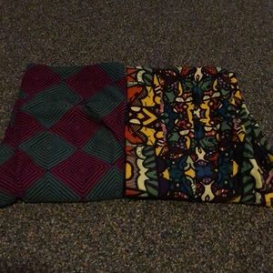 Lularoe legging lot of 2! Os